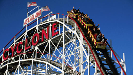 A first for America: this famous roller coaster opened on this day in 1884
