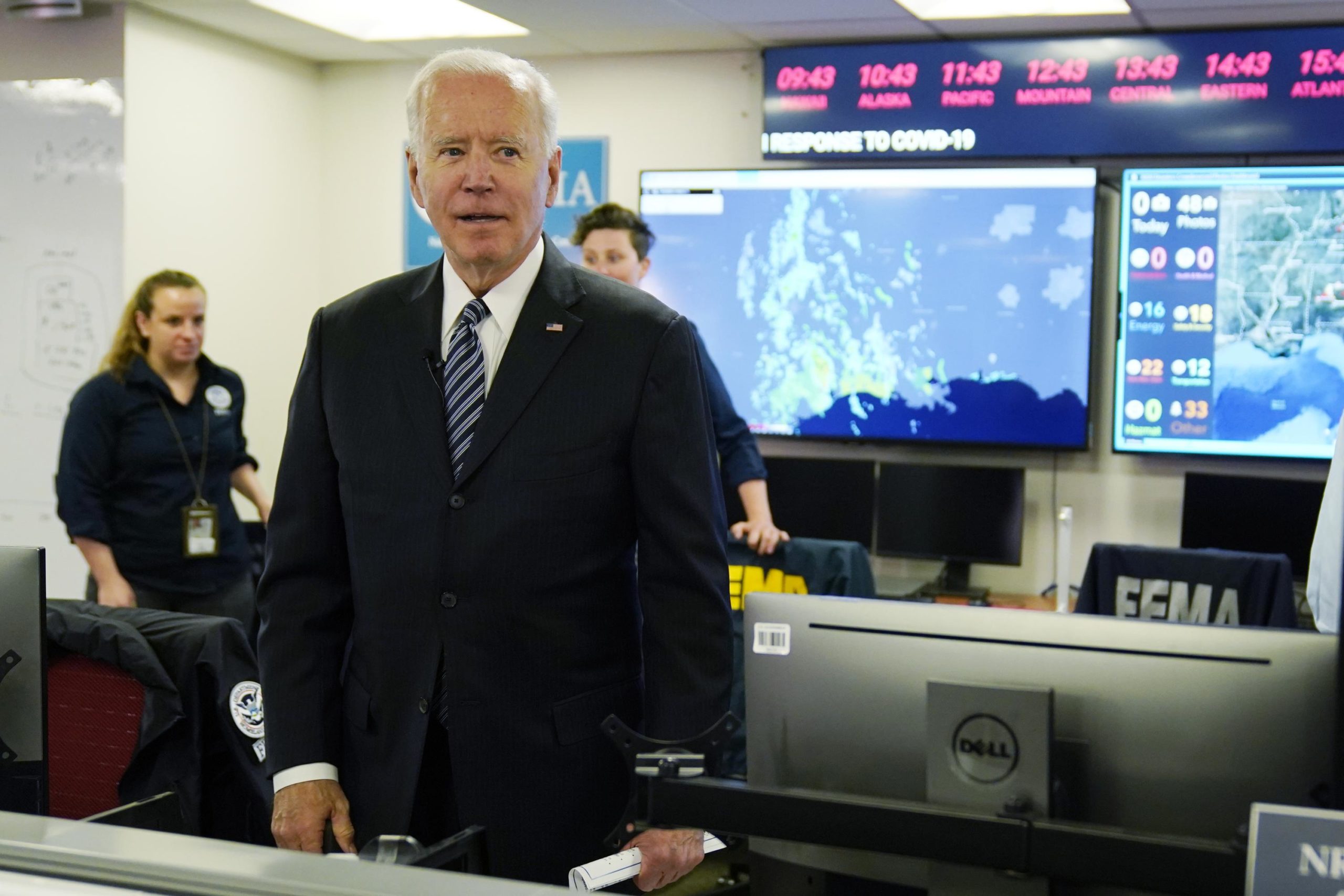 What happened in Biden's meeting with this Belarusian opposition leader?
